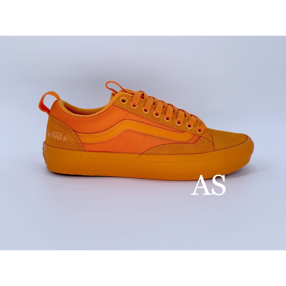 Vans Skate Old Skool 36 Mens 7.5 Sneaker By Atiba Solar Orange VN000D5R12Q New